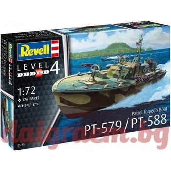 Image 1 of Revell Хоби модел revell 05165 - Патрулна торпедна лодка pt-588/pt-57 (r05165)