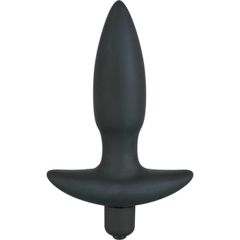 Image 1 of Black Velvets Silicone Vibrating Plug Small