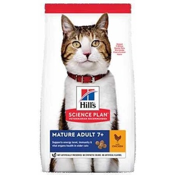 Hill's Суха храна за котки Hills Cat MATURE Chicken 1.5 kg (HA125MC01.5)