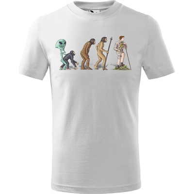 Impar tričko Evoluce skauta dětské bílá