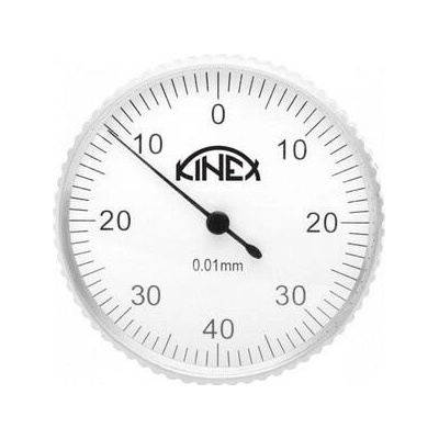 KINEX K-MET Úchylkoměr číselníkový páčkový ČSN EN ISO 46325 ČSN 25 1820 vertikální + - 0,8 mm 0,01 mm KI1156-02-110
