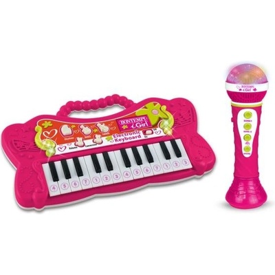 Bontempi Sada mini klávesnice a karaoke mikrofónu