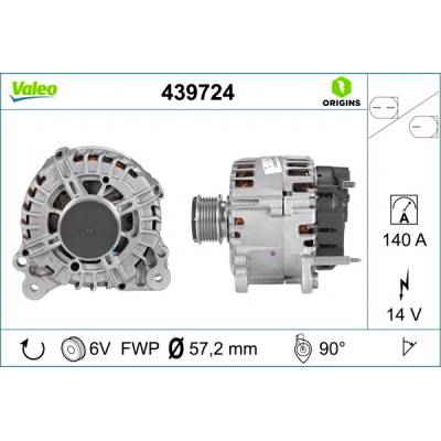 Alternátor VALEO 439724