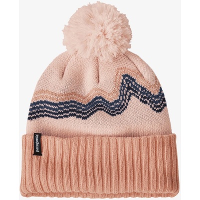 dětská čepice Patagonia Powder Town beanie ridge rise mallow pink