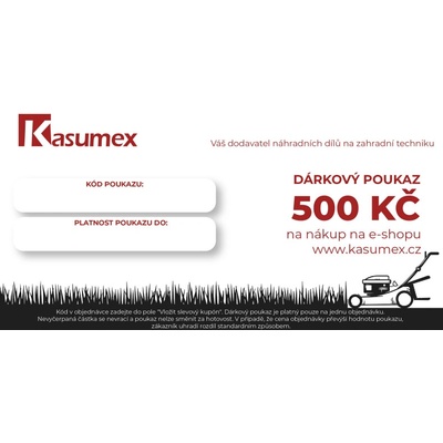 Elektronický dárkový poukaz: 500 Kč