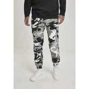 Urban Classics Мъжки панталон в сив камуфлаж Urban Classics snow camoMODEL202 SALE - , размер 38