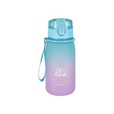 Starpak Water bottle 400ml ombre violet-blue