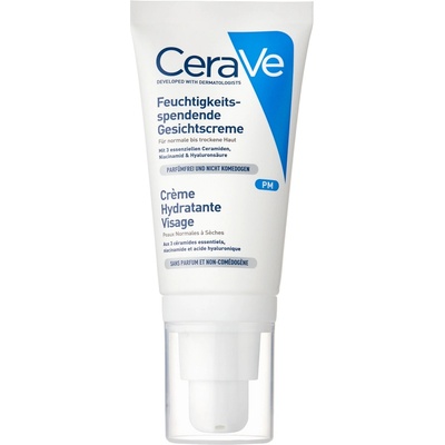 CeraVe hydratačný pleťový krém na normálnu až suchú pleť 52 ml