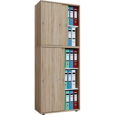 VCM Kancelářská skříň Lona XXL sonoma dub – Zboží Mobilmania