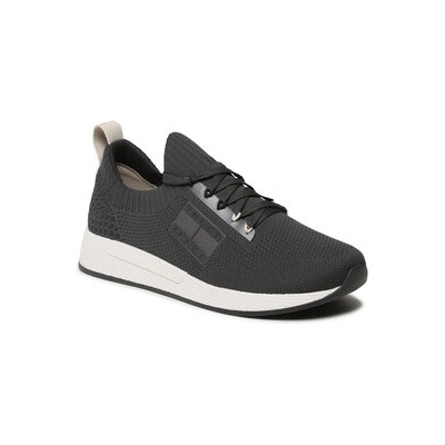 Tommy Jeans Сникърси Tjm Knitted Runner EM0EM01225 Черен (Tjm Knitted Runner EM0EM01225)