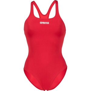 arena Дамски бански костюм Arena Women's Team Swimsuit Swim Pro Solid Swimsuit - Red / White - размер 32 (EU) (150-4079-0312)