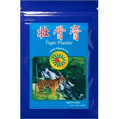 Tiger Náplasť na bolesť svalov a kĺbov 6 náplastí
