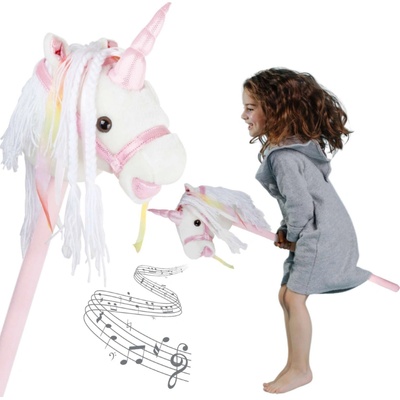 Hobby horse Small Foot Jednorožec 88 cm white – Zboží Dáma