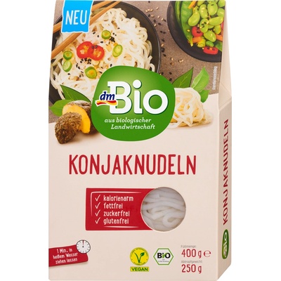 dmBio těstoviny nudle konjakové 400 g