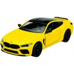 Kinsmart Метална количка Kinsmart - BMW Competition Coupe, 1: 34, жълта (63143)