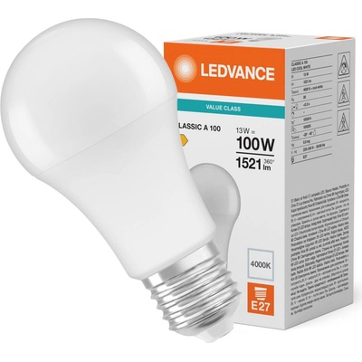 LEDVANCE LED CLASSIC A 13W 840 FR E27