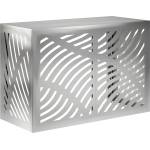 vidaXL Покритие за климатик Сребристо 90 x 40 x 60 см (8014099)