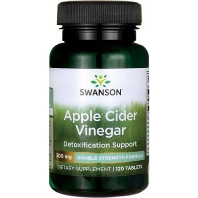 Swanson Apple Cider Vinegar, 200 mg, 120 таблетки, Swanson (SWD036)