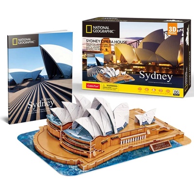 CubicFun 3D пъзел Cubic Fun от 86 части - Операта в Сидни (DS1088h)