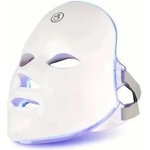  Маска за лице с led терапия, Безжична, 7 програми, Бял