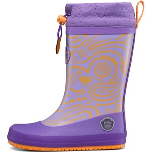 Affenzahn Детски гумени ботуши Affenzahn Kid's Gummistiefel Vegan Puddly Wellington boots - Butterfly / Purple - размер 29 (EU) (731-0330-0419)
