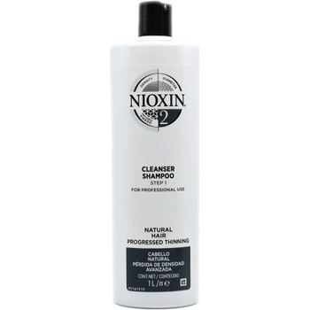 Nioxin System 2 čistiaci šampón pre jemné až normálne vlasy 1000 ml