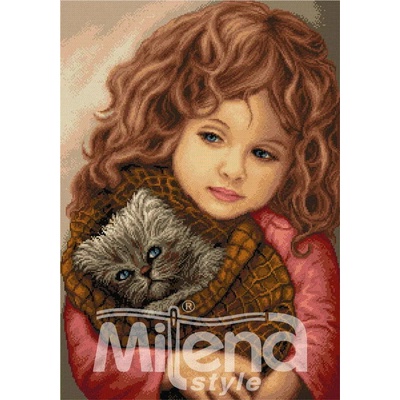 Milena Style Детска обич - гоблен със схема конци Ariadna 1: 1