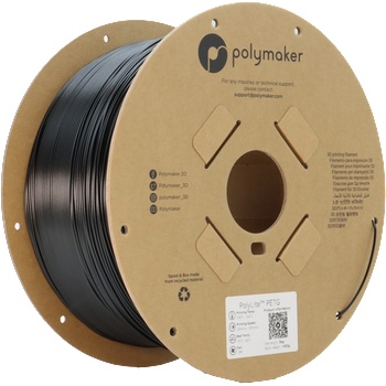 Polymaker PolyLite PETG Black - 1, 75 mm / 3000 g (PB01043)
