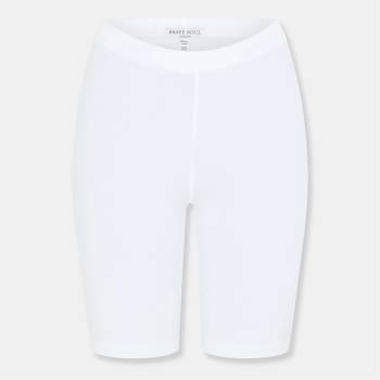 Brave Soul Къси панталони Brave Soul White Cycling Shorts - White
