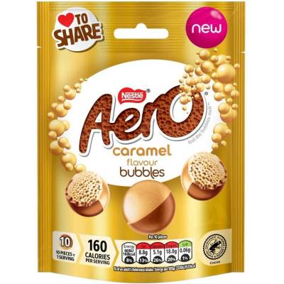 Aero Kuličky z mléčné čokolády karamelová 92 g