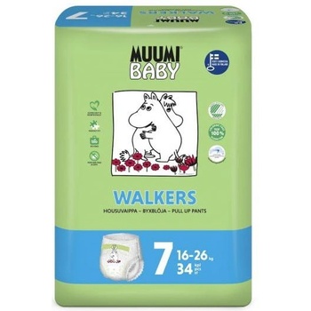 Muumi Baby Пелени гащички еднократни 7 Екстра Големи 16-26кг 34бр Baby Muumi