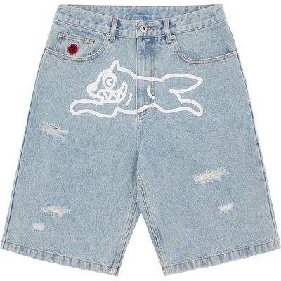 ICECREAM Къси панталони ICECREAM Men's Denim Shorts - Heavy Wash Blue