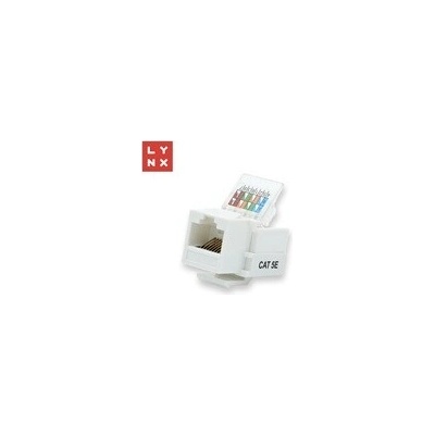 LYNX keystone UTP Cat5e, samozařevácí, 90 stp., bílý