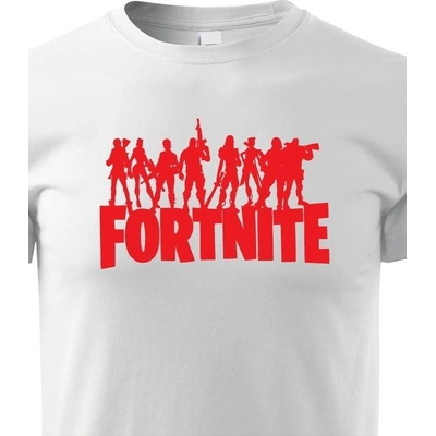 Dětské tričko Fortnite Bílá Canvas Dětské tričko Bezvatriko.cz 1