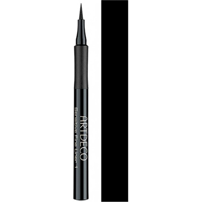 Artdeco Deep Black Liquid Liner ultra tenká očná linka 01 Deep Black 1,1 ml
