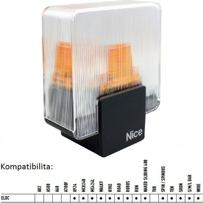 6NICE ELDC blikajúci maják 12-24V
