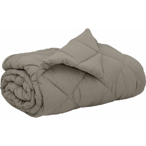 Pure Line Home Зимна олекотена завивка Color Comfort с полиестерен пълнеж, 300 г/м2, светлосива