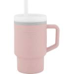 Infantino Силиконова чаша със сламка Infantino, 270 ml, Светлорозова (IN308066)