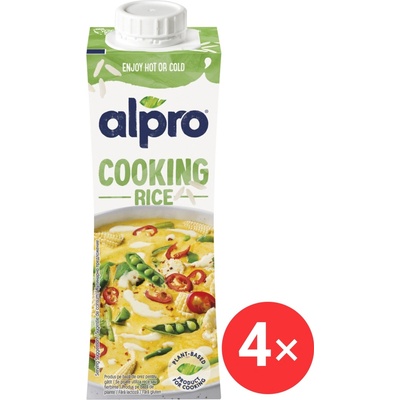 Alpro ryžový výrobok na varenie 4 x 250 ml