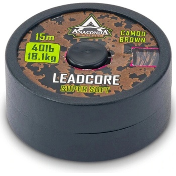 Anaconda olověnka Super Soft Leadcore hnědá 15m - 40 libier