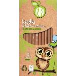 Astra Комплект моливи, Astra, Цветни и кръгли от кедрово дърво, 12 цвята (AS312022050)