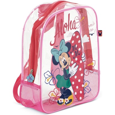 Arditex ДЕТСКА ПЛАЖНА РАНИЦА ПРОЗРАЧНА minnie 32*25*23