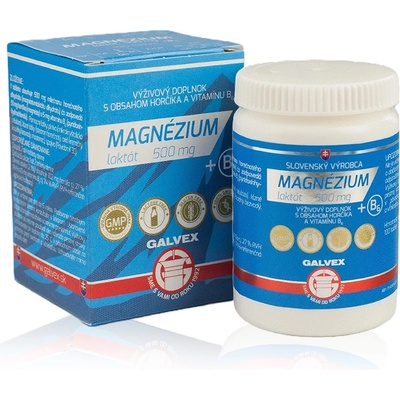 GALVEX MAGNÉZIUM laktát 500 mg + B6 100 tabliet