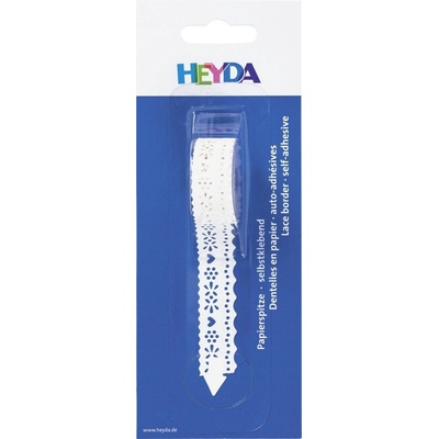 Ozdobná lepící krajková páska - vlnky