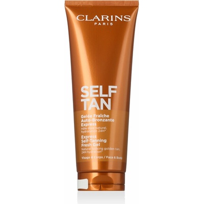 Clarins Self Tan Express Self-Tanning Fresh Gel samoopaľovací gél s hydratačným účinkom 125 ml