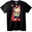 NOONEBRAND Тениска Ness 10-годишнина - 7XL, Black