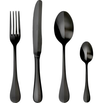 Herdmar Прибори за хранене rocco- 24 части - черни (гланц + мат) (-089-3024-0117-200-00a8)