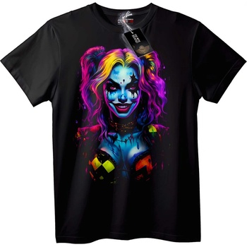 NOONEBRAND Тениска Harley Quinn Неон - L, White