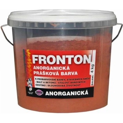 FRONTON Prášková barva - 4 kg - 0847 červeň tmavá