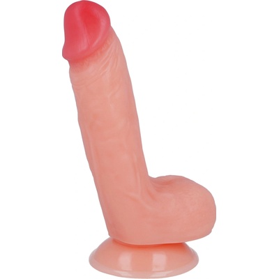LOLO realistické dildo s varlaty přírodní